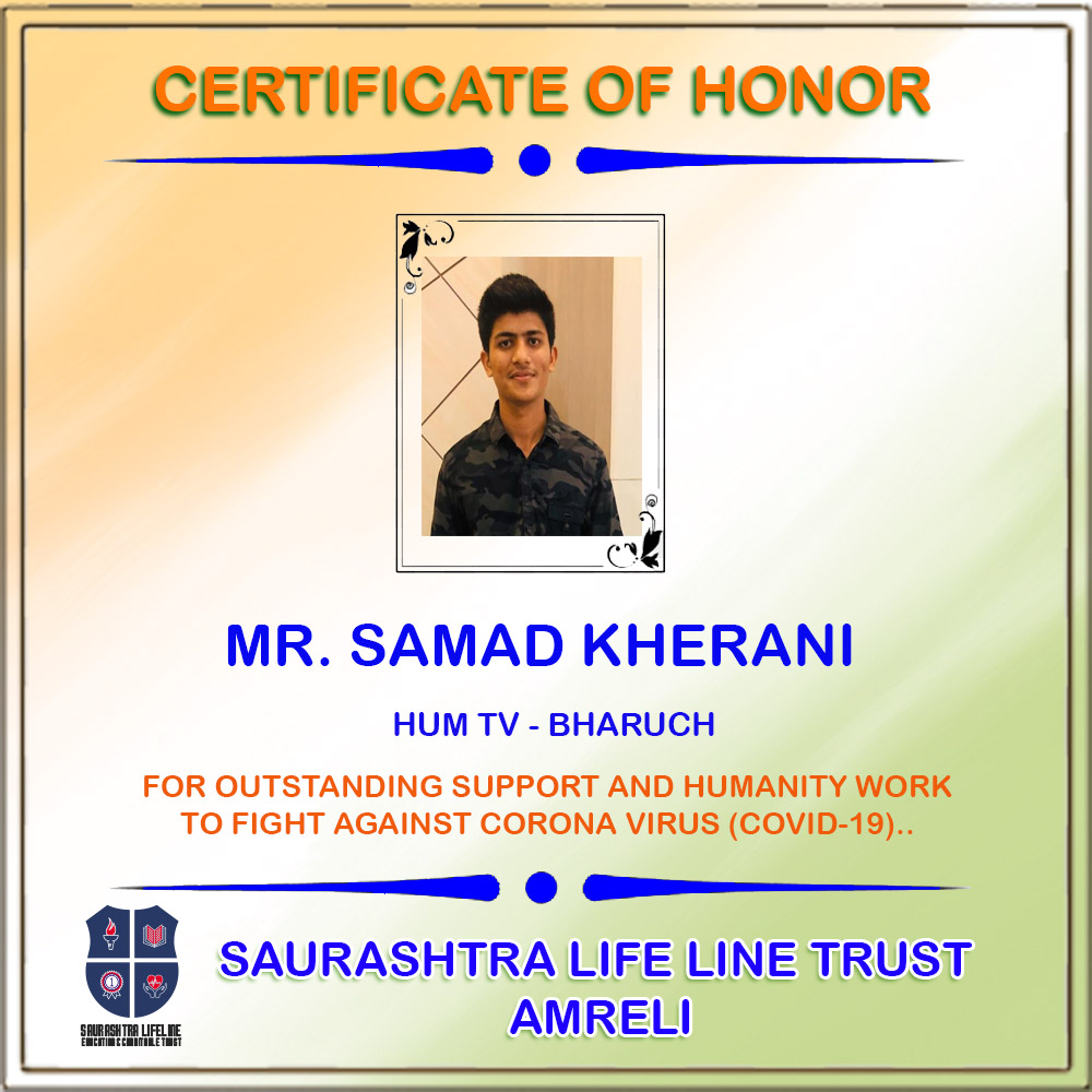 Certificate of Honor